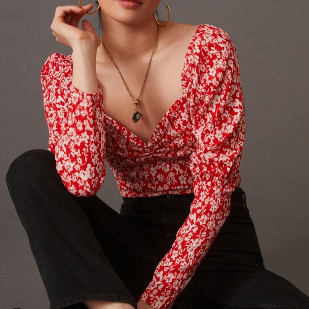 Anthropologie Sweetheart Top